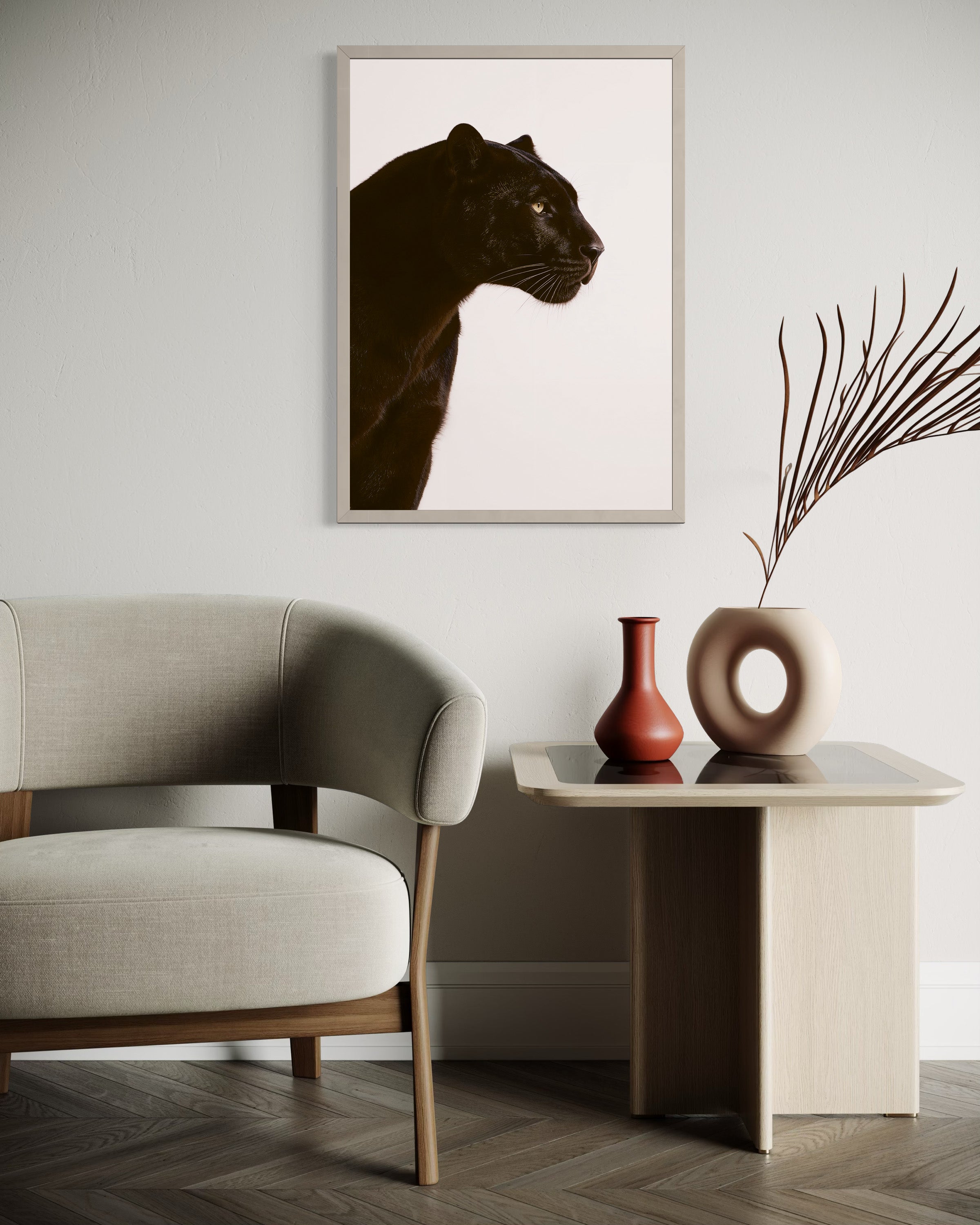 Midnight Panther Gaze