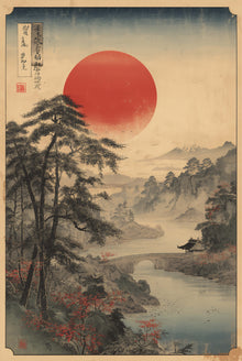 Bamboo River Landscape