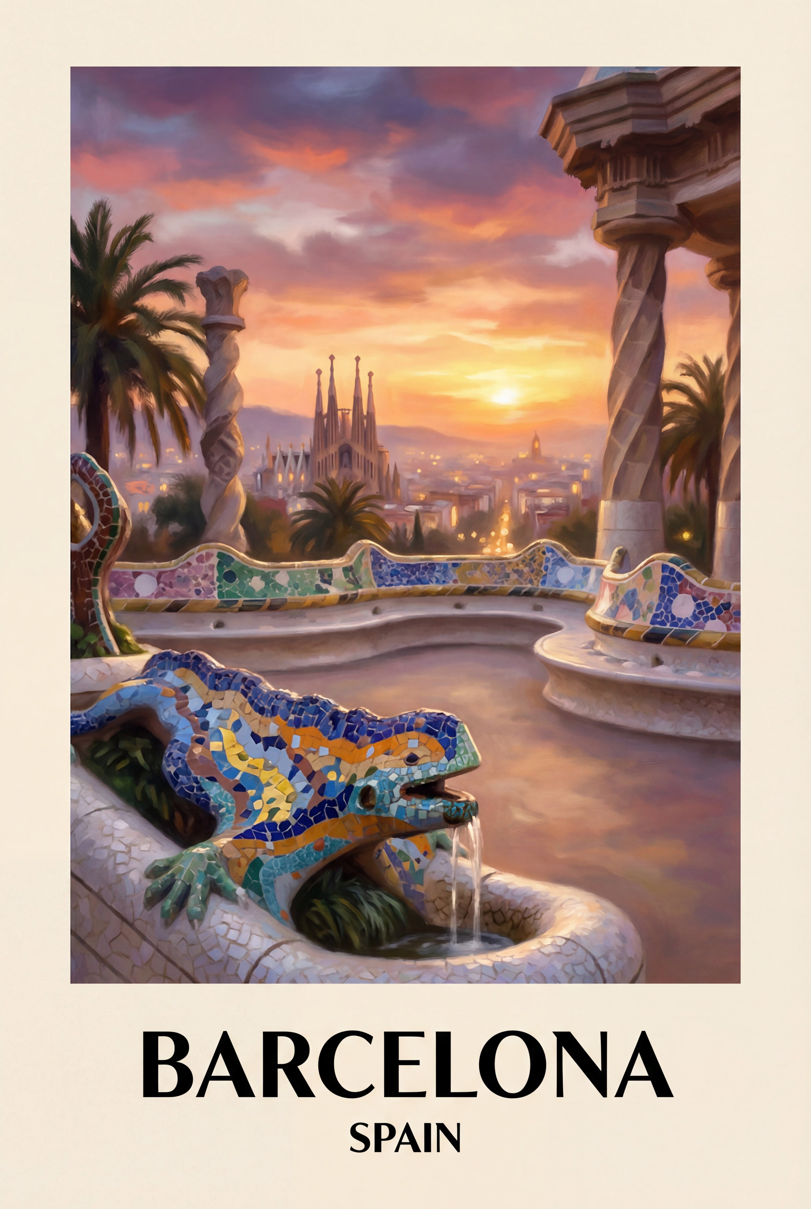Barcelona Post Card