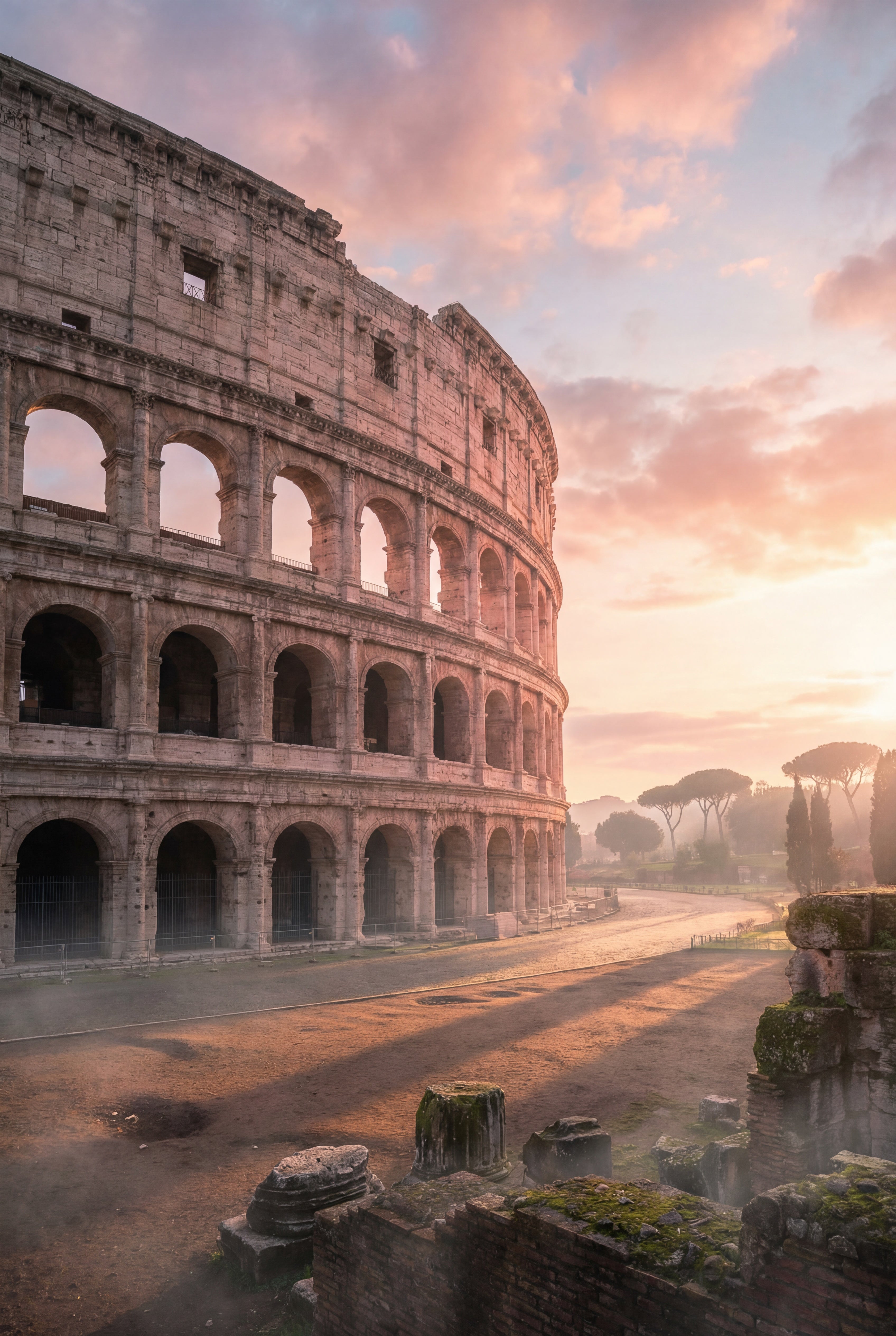 Colosseum At Dawn
