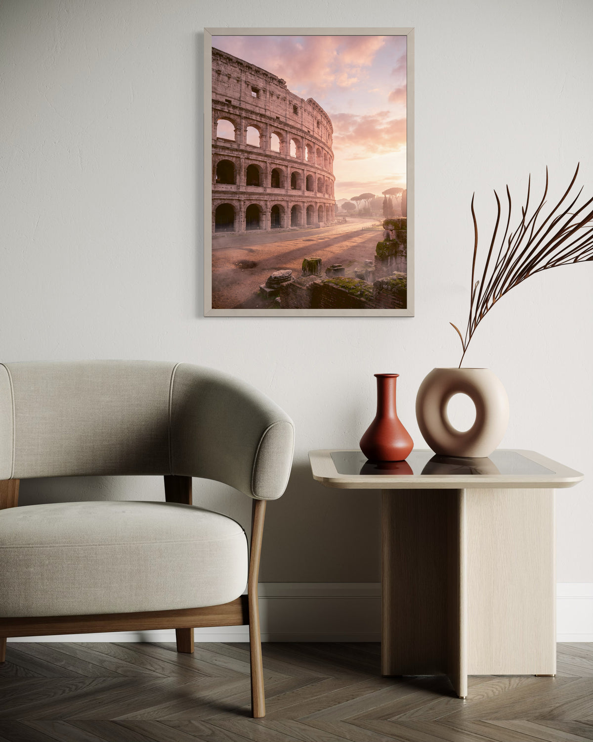 Colosseum At Dawn in a room