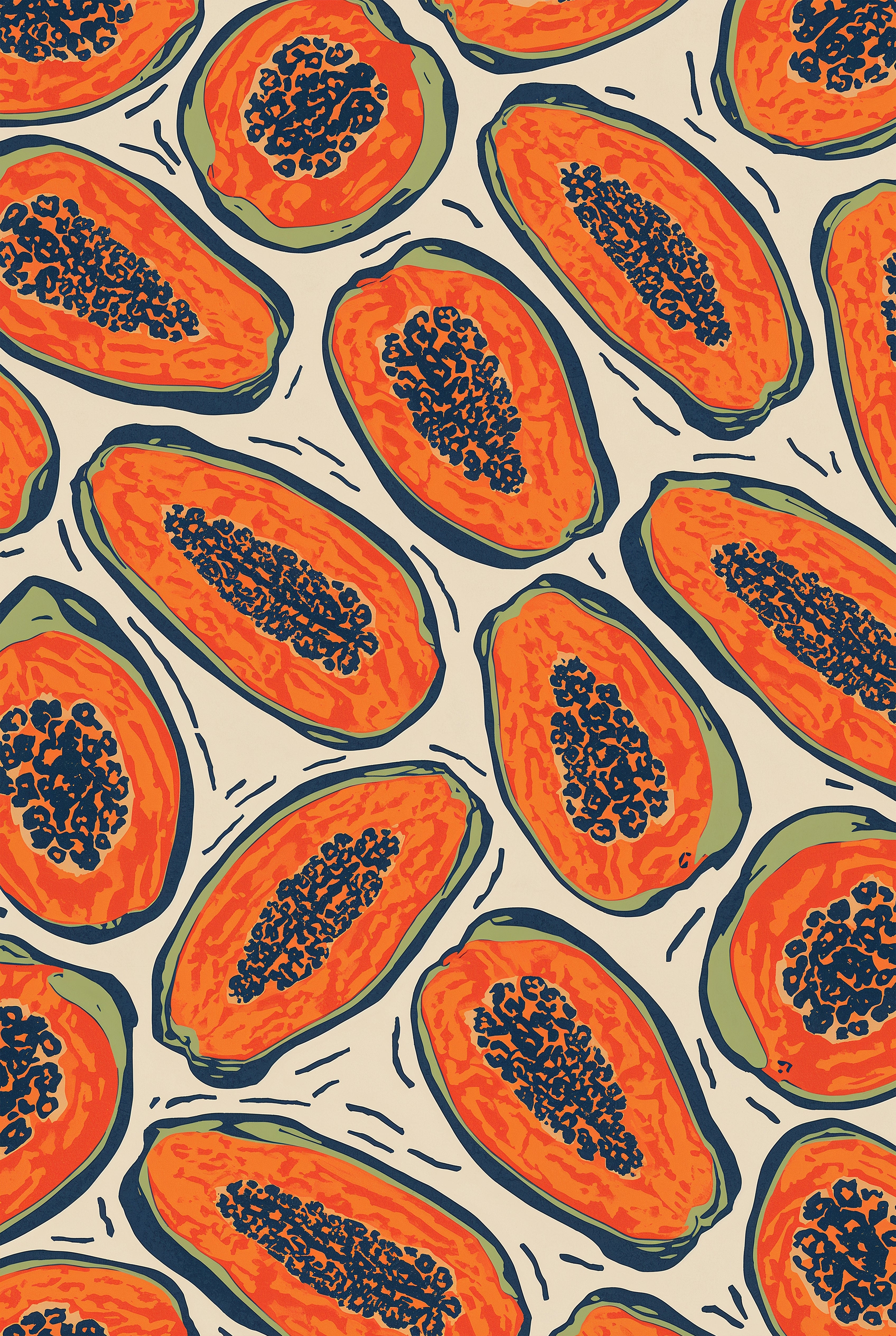 Fruity Ink Papayas
