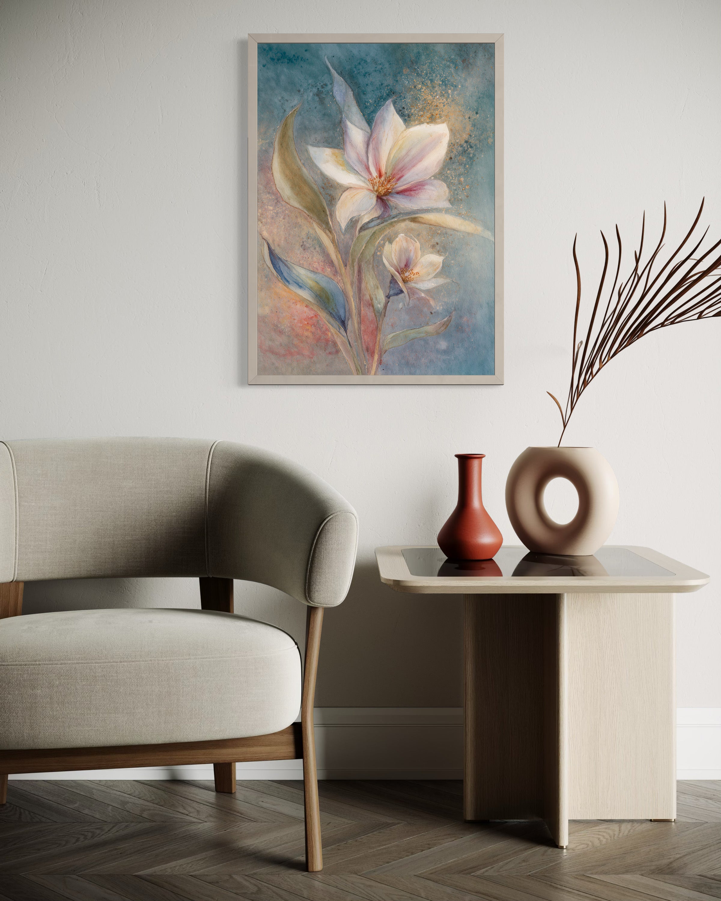 Full Bloom Orchid Watercolor