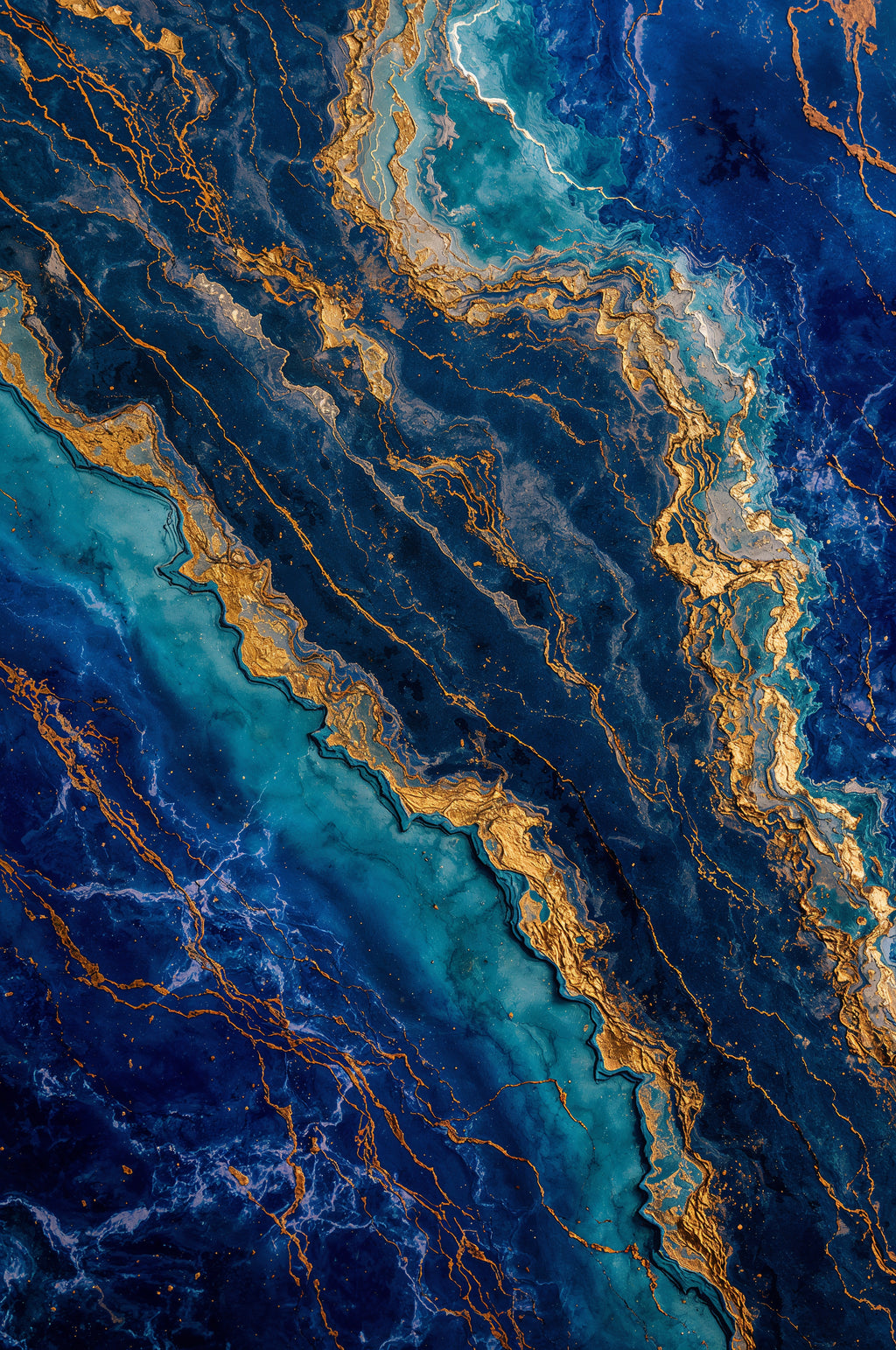 Golden Blue Marble n.1