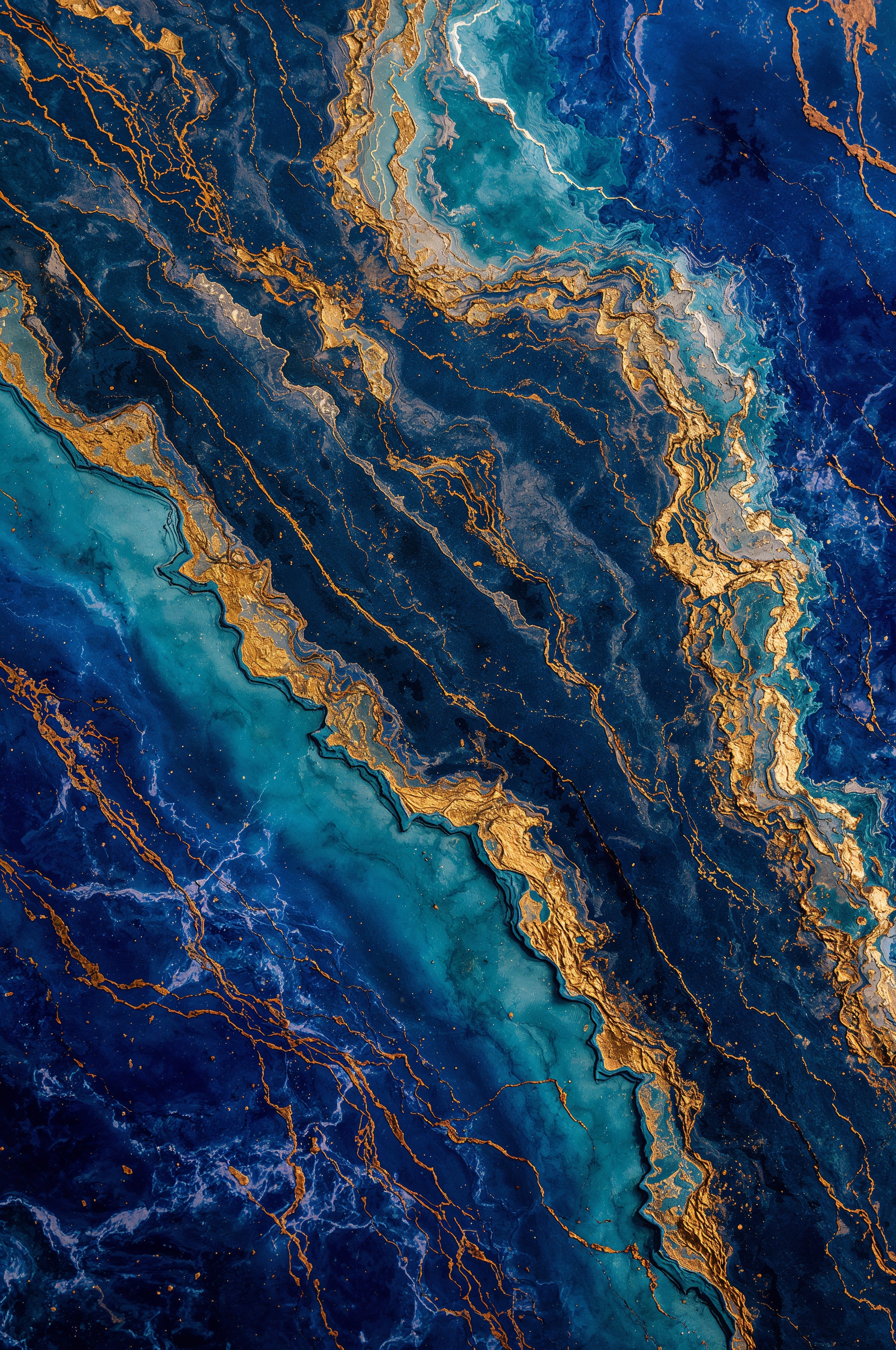 Golden Blue Marble n.1