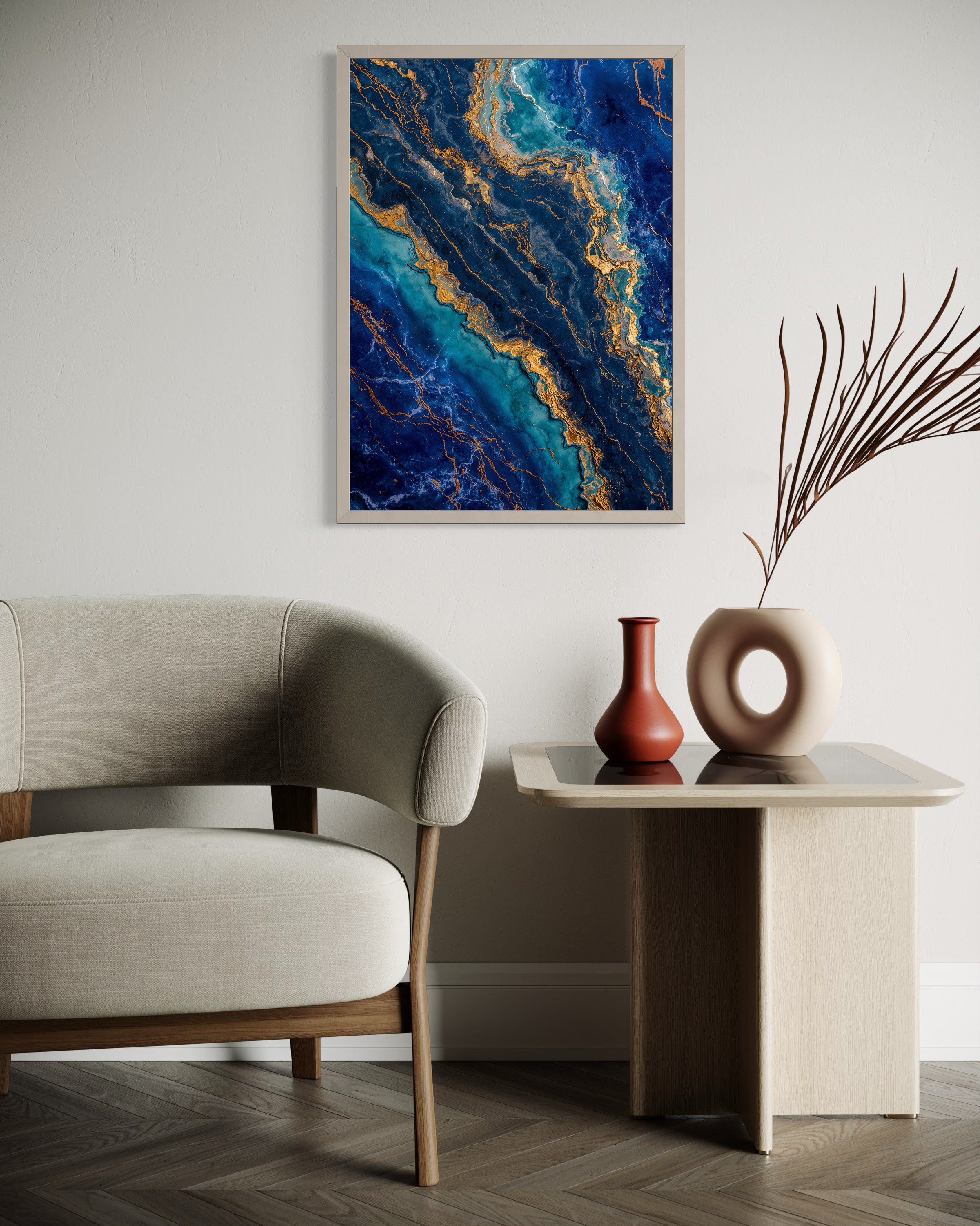 Golden Blue Marble n.1