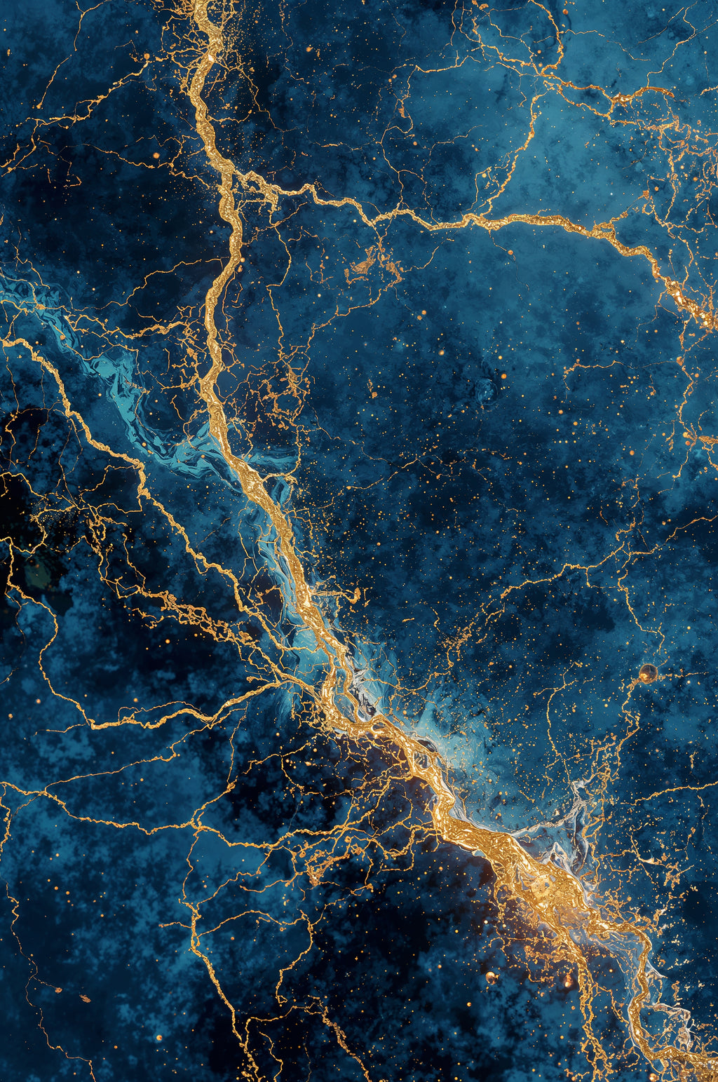 Golden Blue Marble n.2