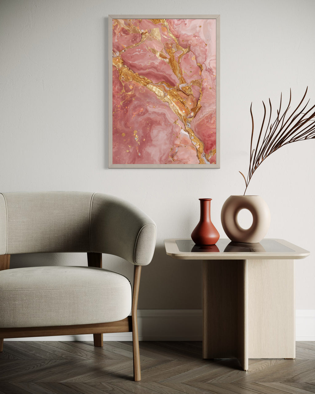 Golden Pink Marble n.2