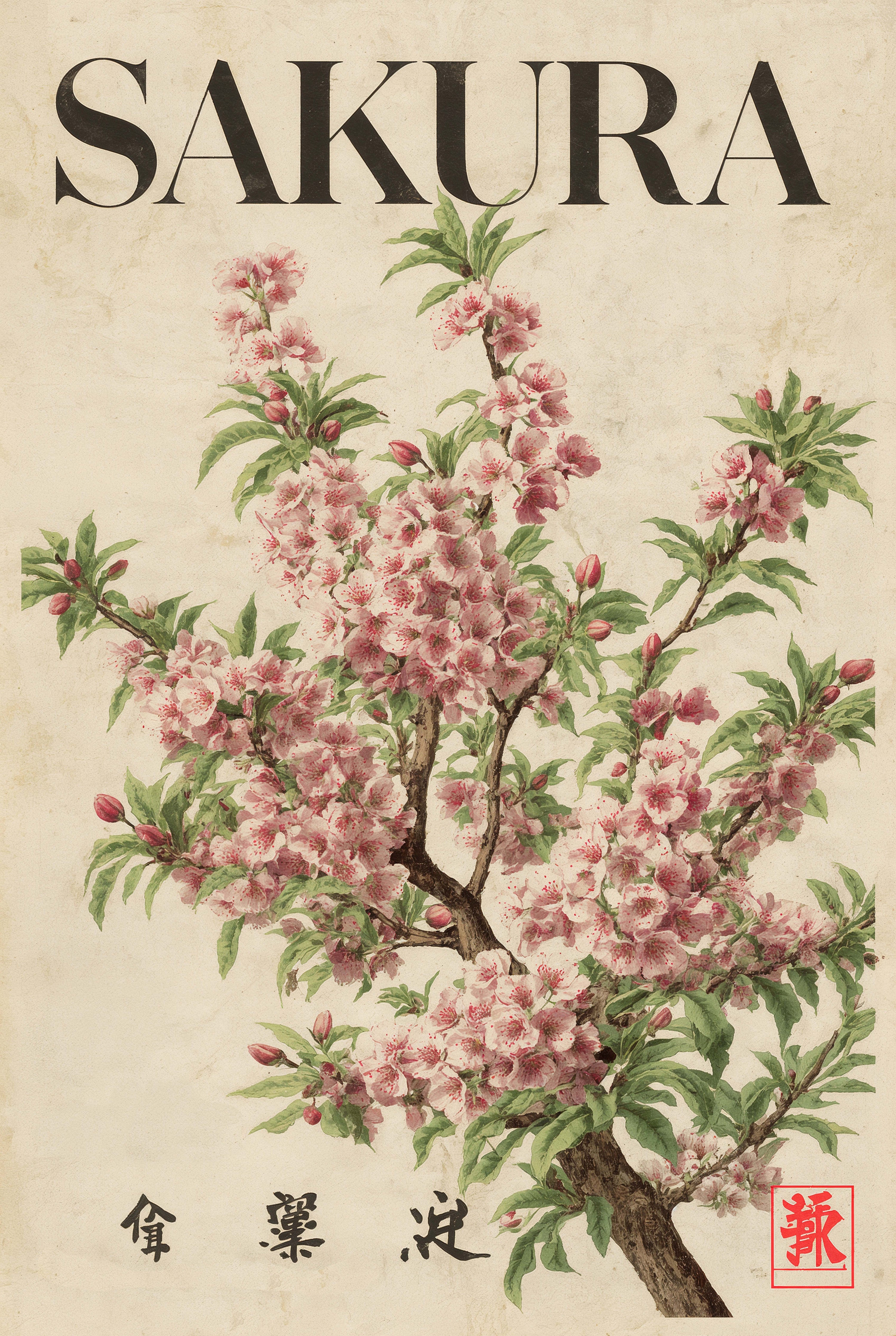 Sakura Vintage Flowers