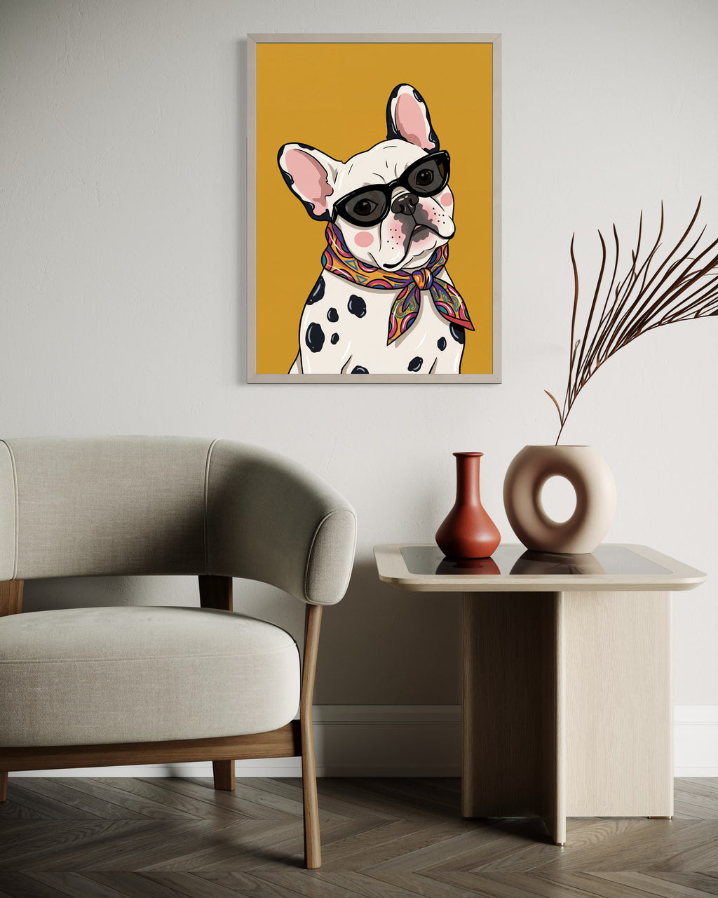 Stylish Bulldog Yellow