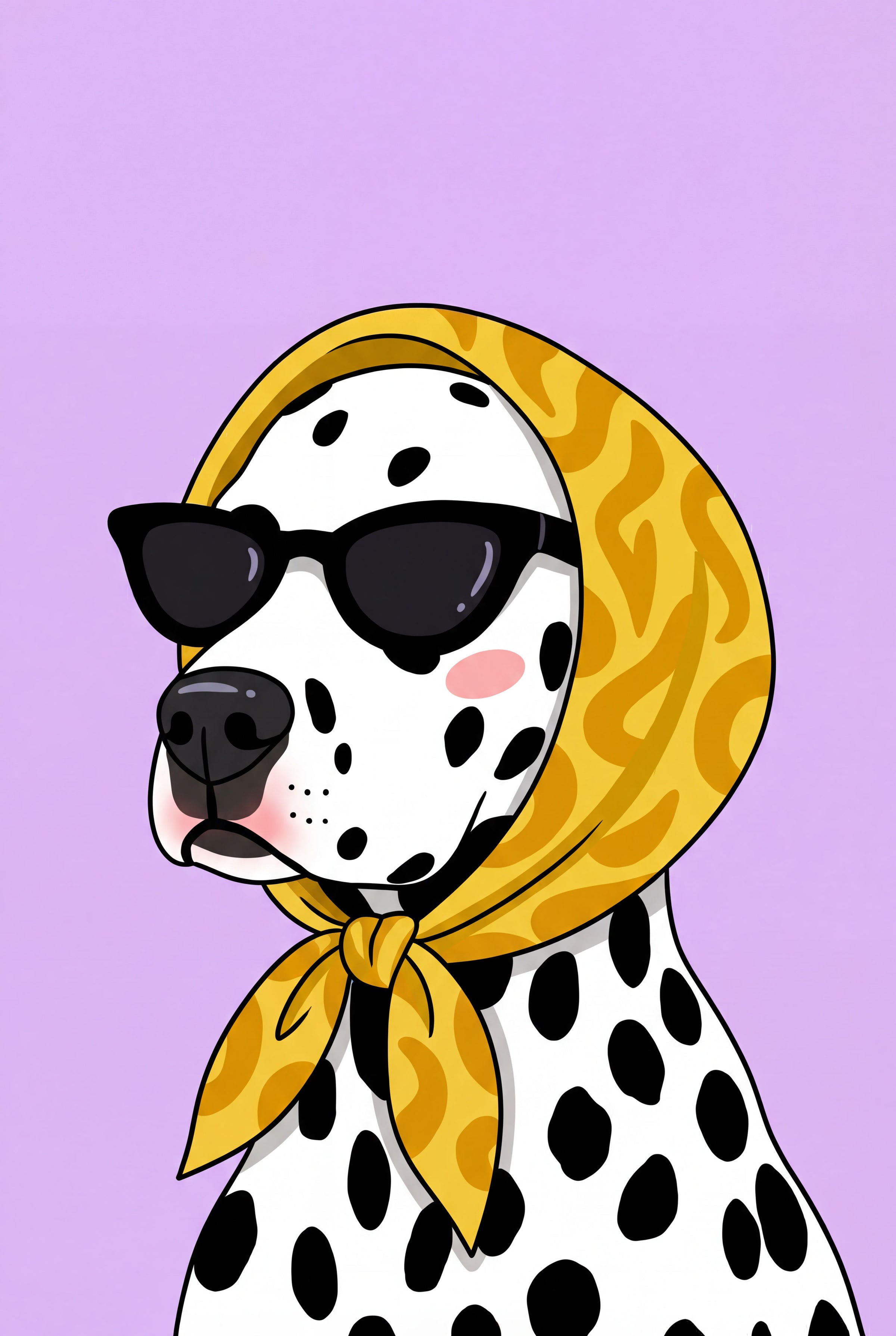 Stylish Dalmata Violet