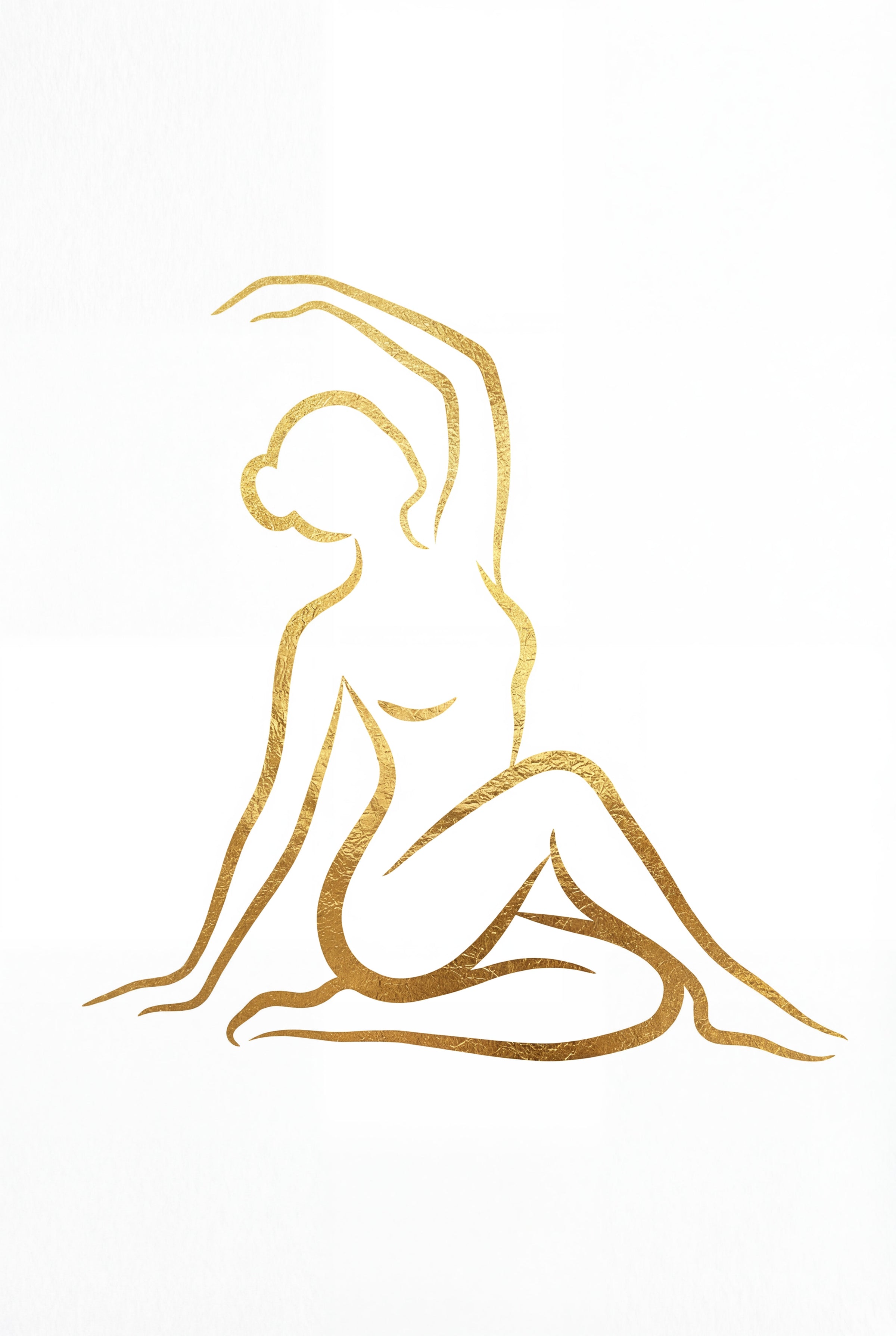 Golden Yoga Pose