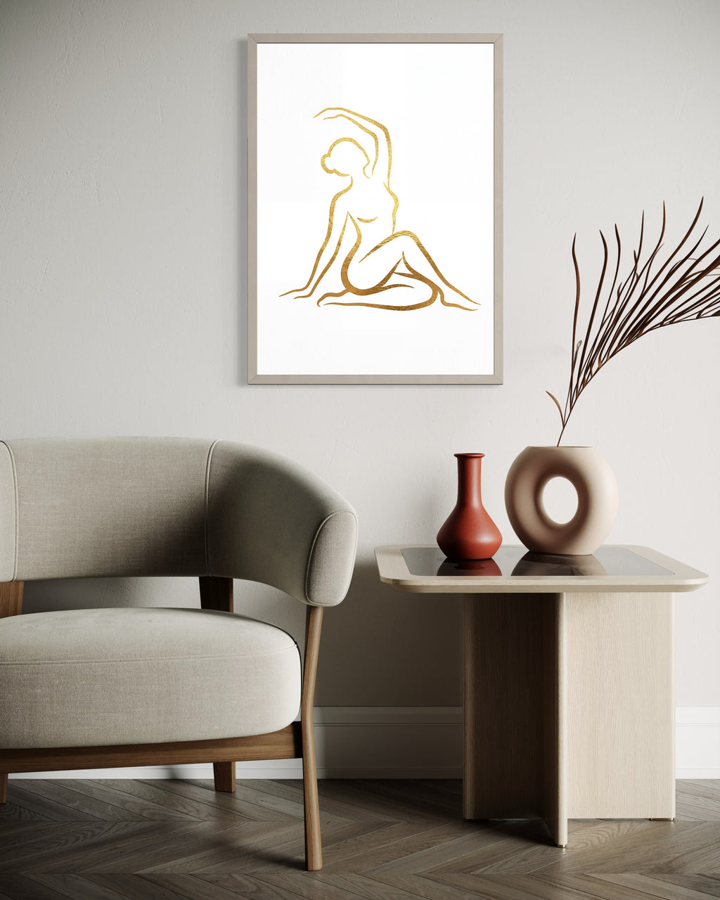 Golden Yoga Pose